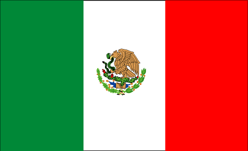 Mexico  Flagge Fahne